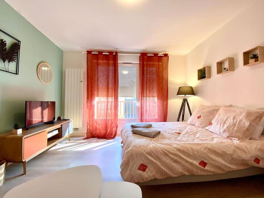 T2 Cosy Proche Hopital + Parking Gratuit Sur Place Оксер Екстериор снимка